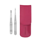 Petite Tweeze Set With Pink Case