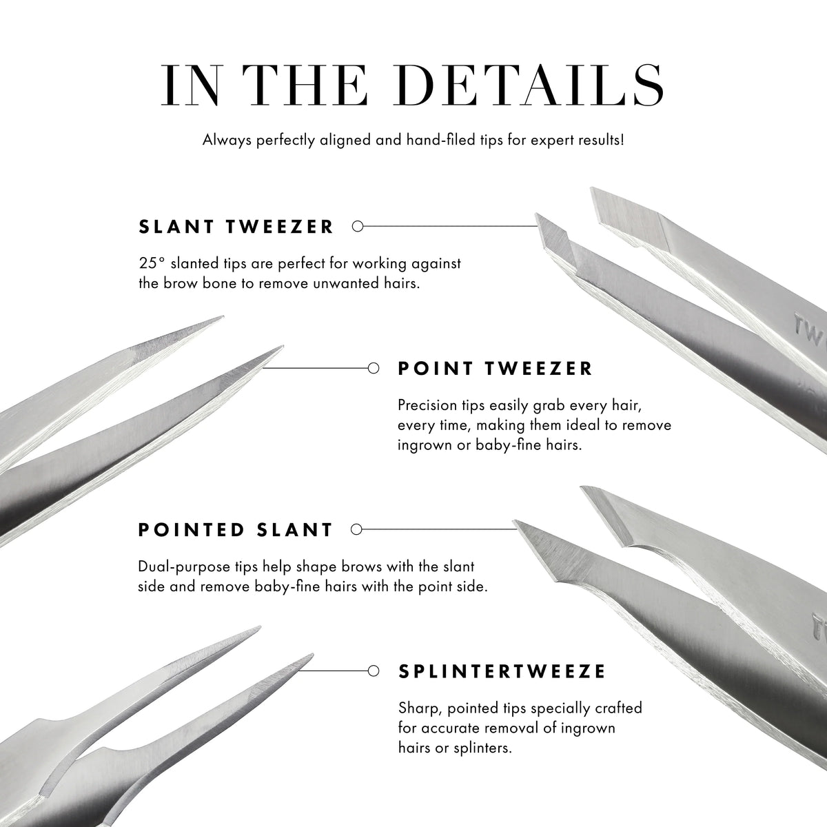 Signature Red Point Tweezer